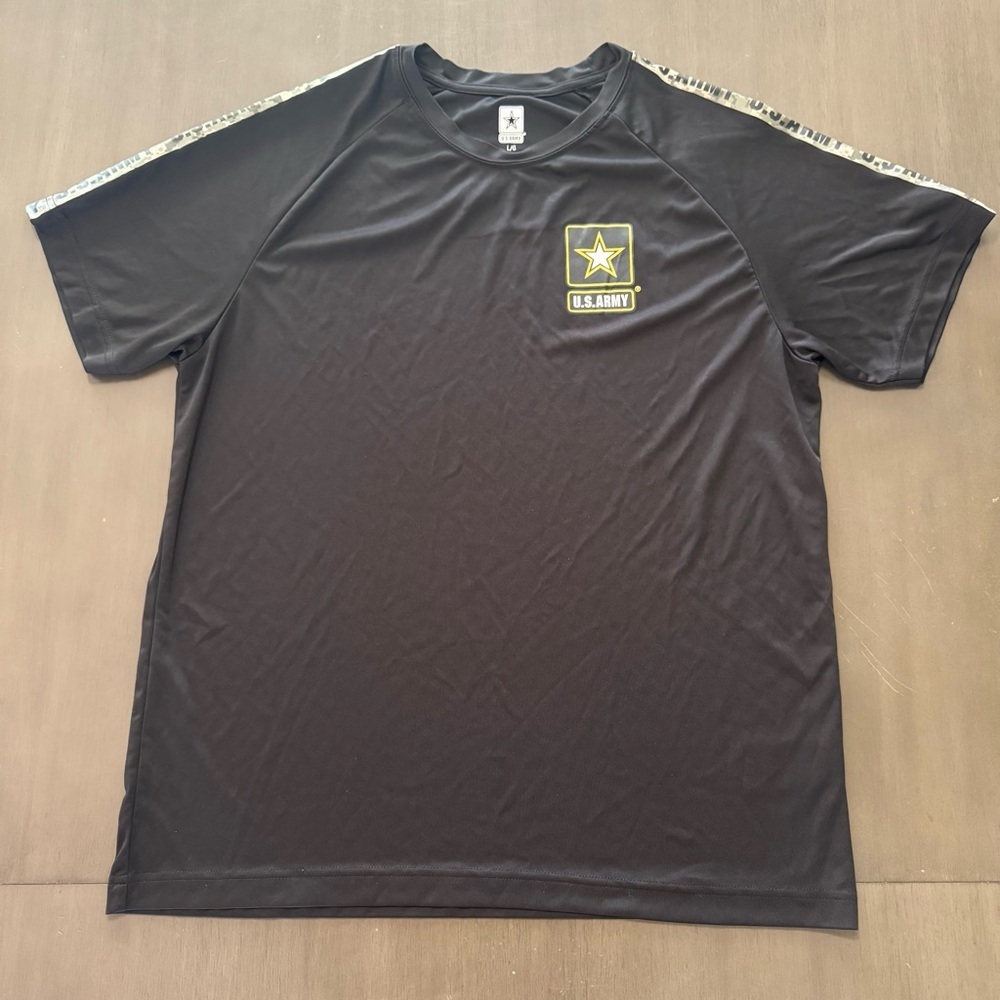 U.S. Army Black Performance Dri-Fit with Camo Accents